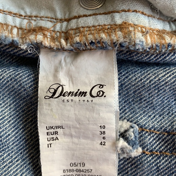 Demin Co Skinny High Waisted Jeans Size 6 Bleach - Picture 9 of 11